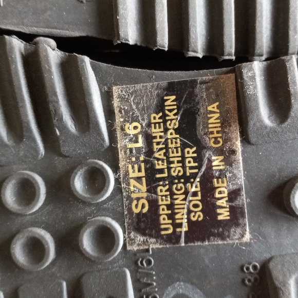 NWOT Leather Suede Sheepskin Lining, TPR Sole, Clogs Size EUR 38/US 6L NWOT - Picture 5 of 11